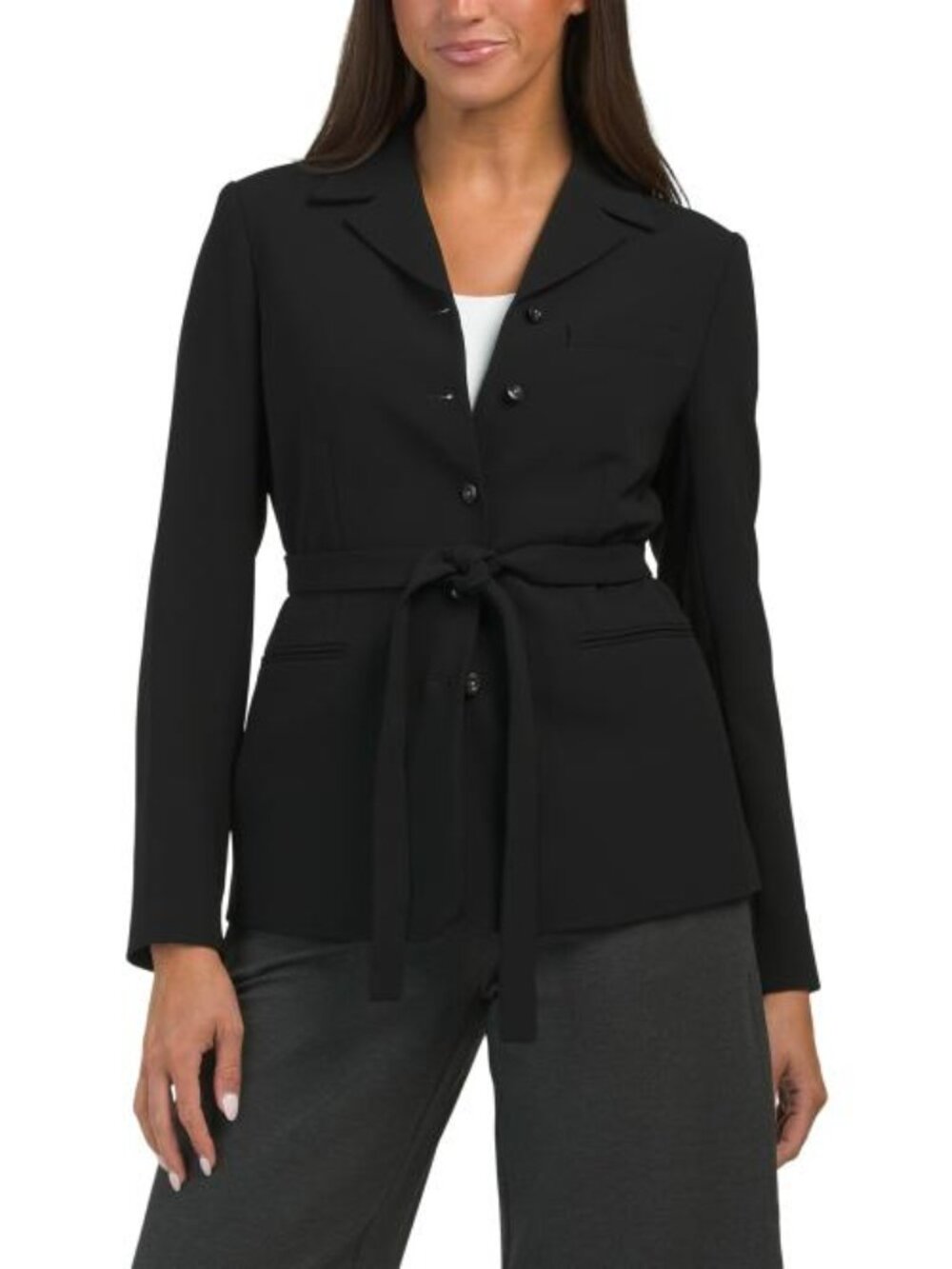THEORY Tie Waist Admiral Jacket